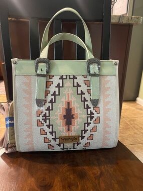 Wrangler Southwestern Aztec Tote/Purse-New